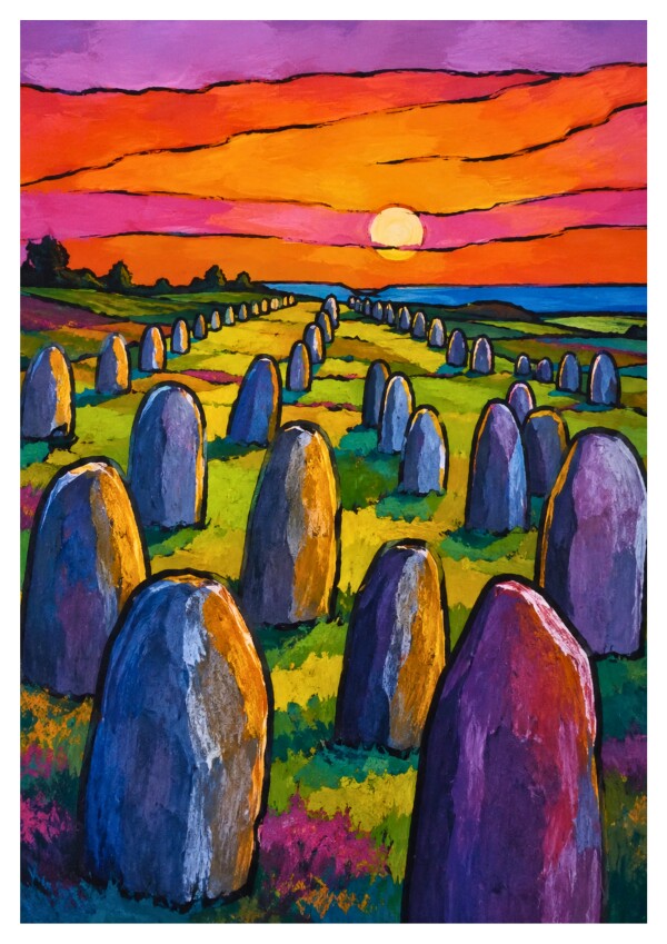 Affiche Mystère des Menhirs A4-A3-A2