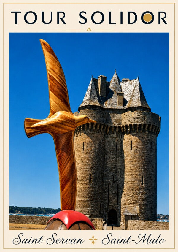 Affiche Tour Solidor à Saint-Servan, Saint-Malo