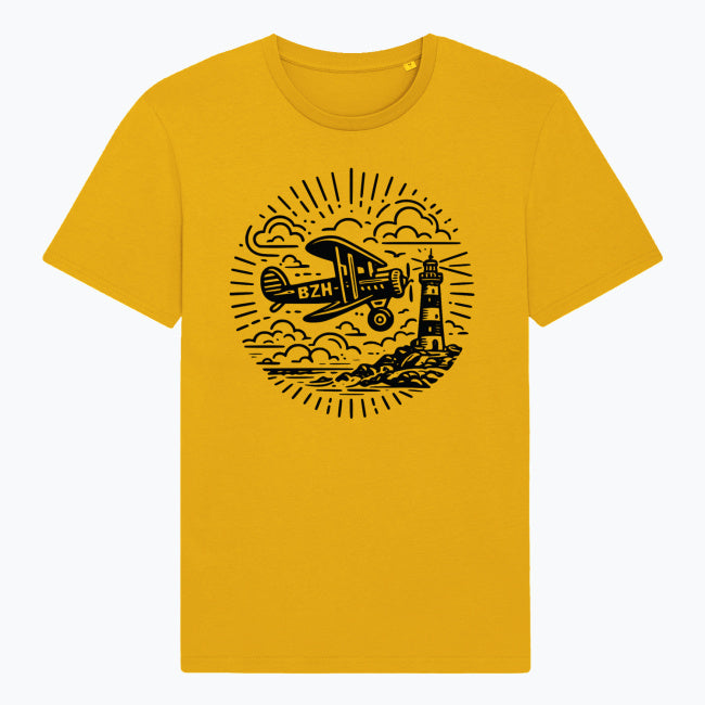 T-shirt Breton Avion BZH – Esprit Vintage