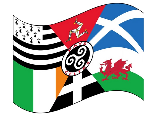 Autocollant Drapeau Interceltique 6 Régions