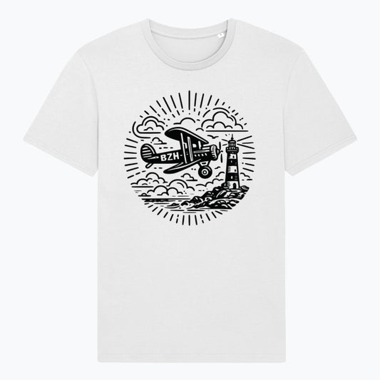 T-shirt Breton Avion BZH – Esprit Vintage