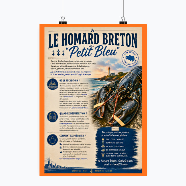 Poster Le Homard Breton
