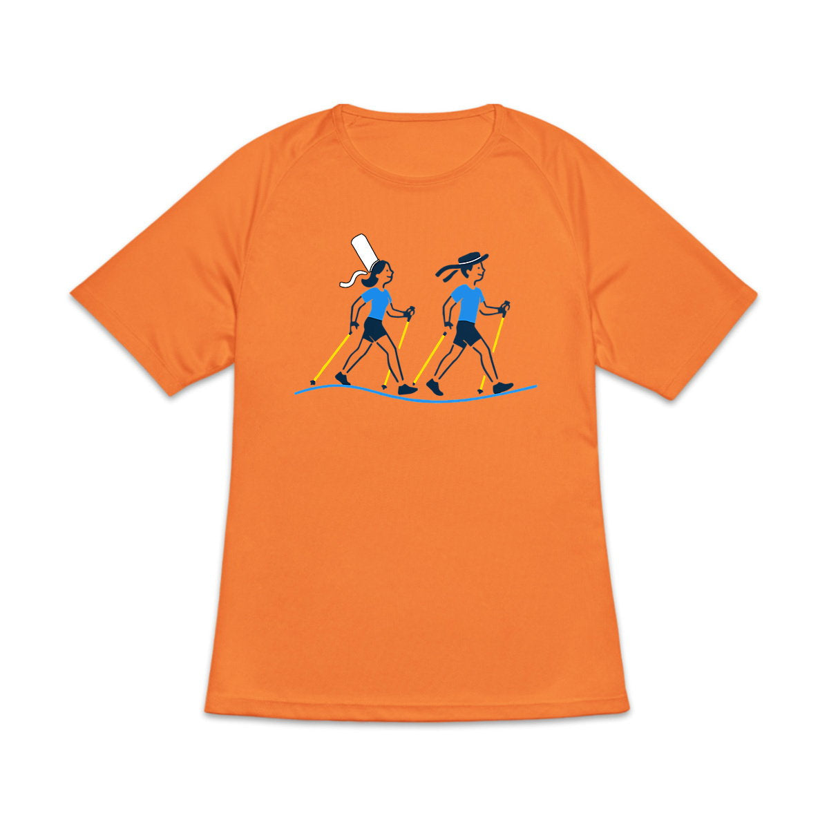 T-shirt Sport Femme – Marche Nordique Bretonne - face_0