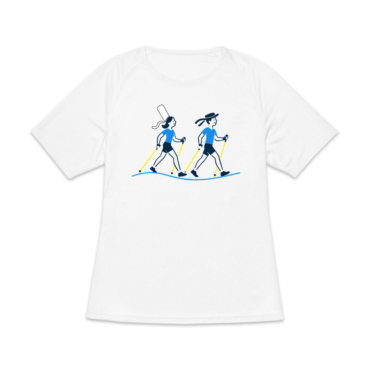 T-shirt Sport Femme – Marche Nordique Bretonne - face_2