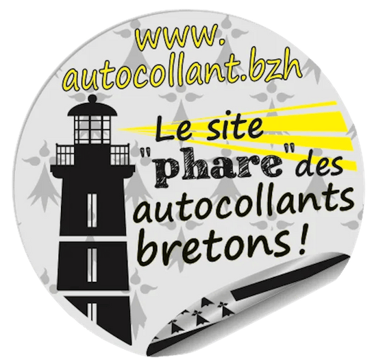 BZH Bretagne (15x10cm) - Sticker/autocollant