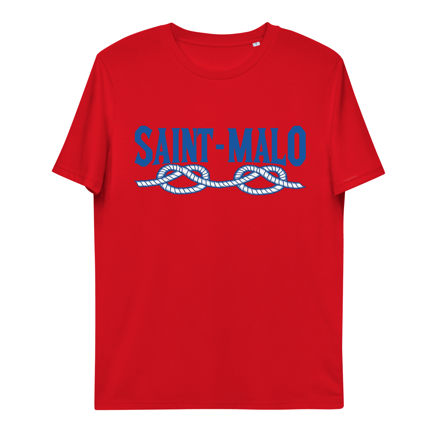 Tee-shirt Saint Malo Corde | Original, Marin & Écologique - Autocollant BZH