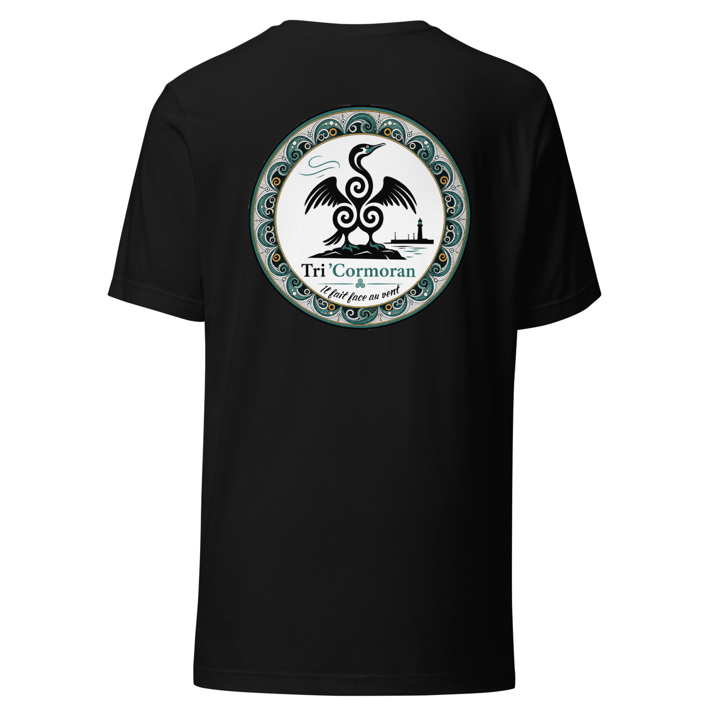 T-shirt unisexe Tri-Cormoran – Il fait face au vent