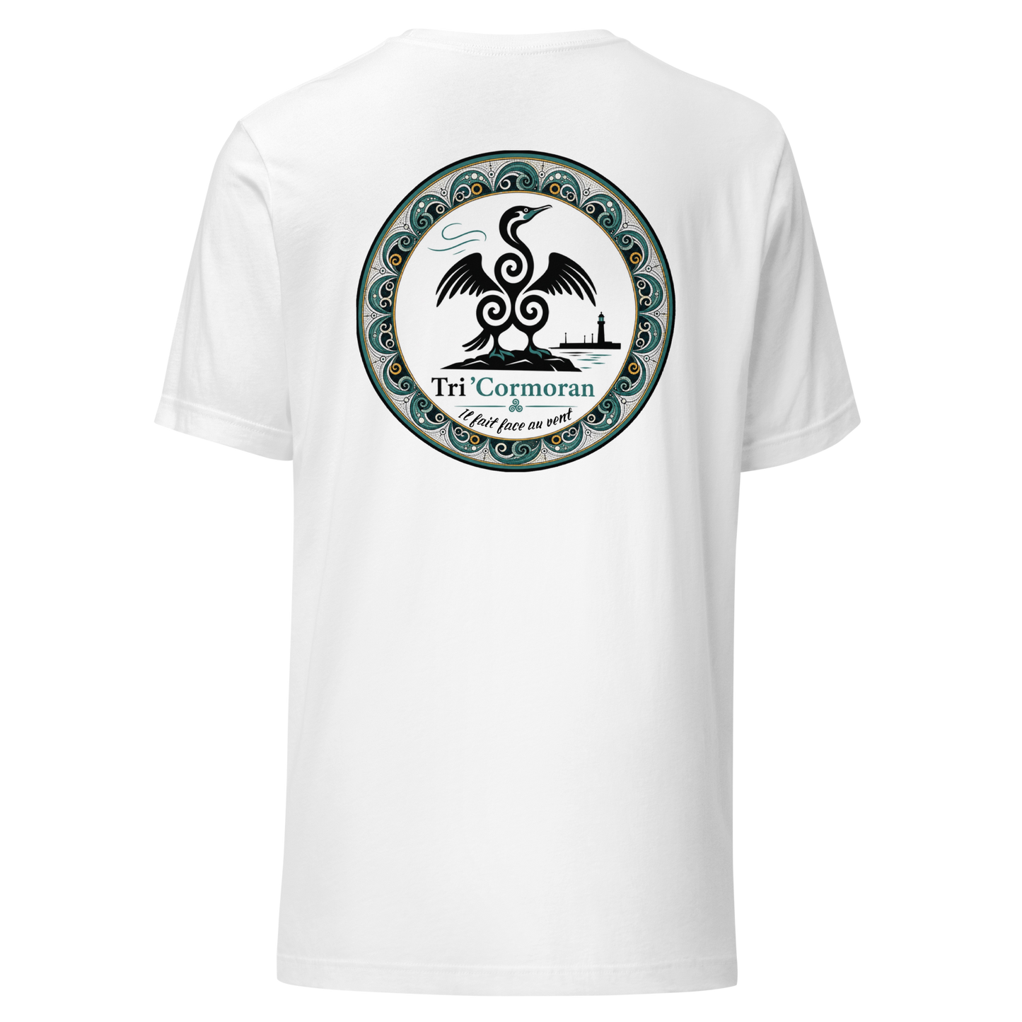 T-shirt unisexe Tri-Cormoran – Il fait face au vent