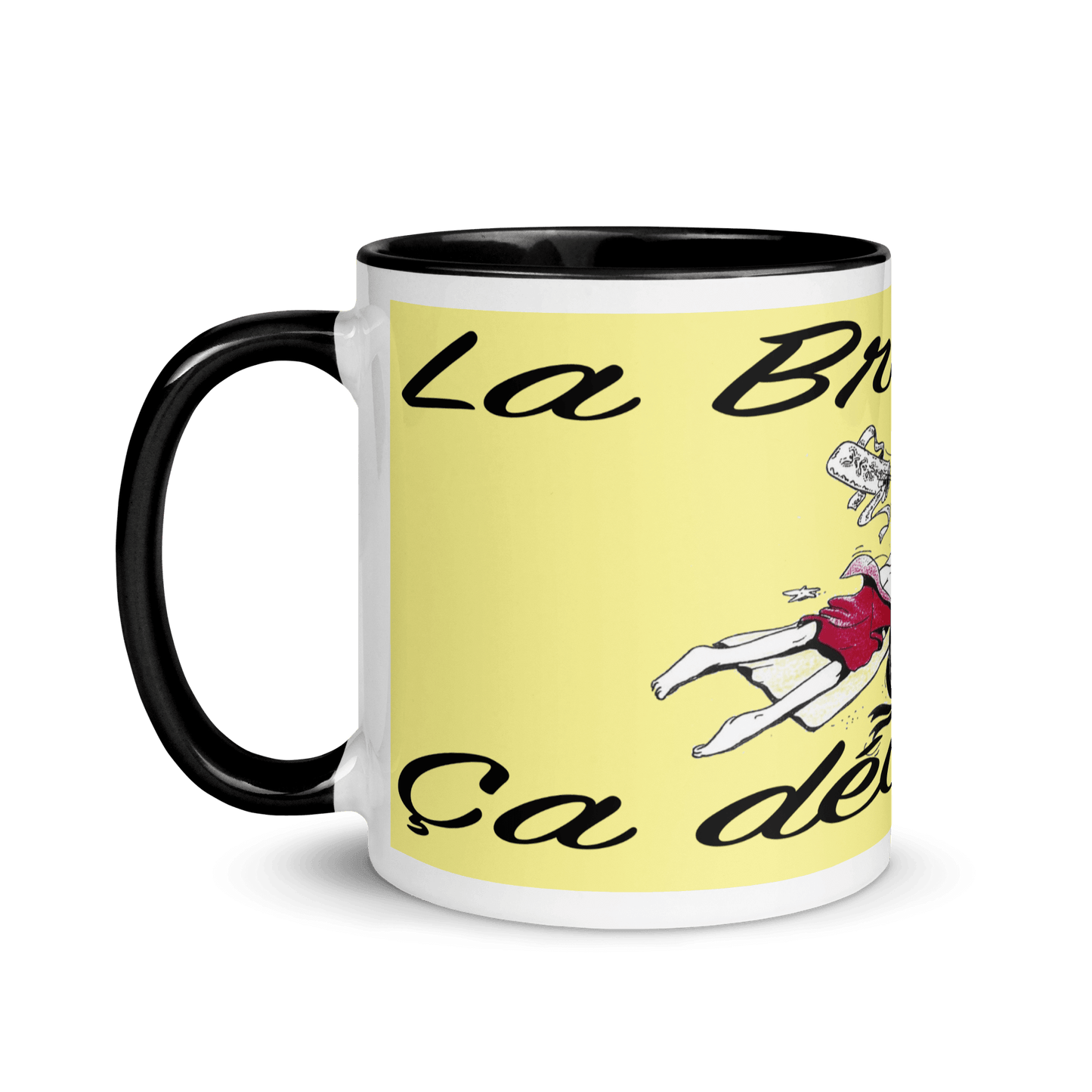 Mug with Colorful Interior Brittany is amazing