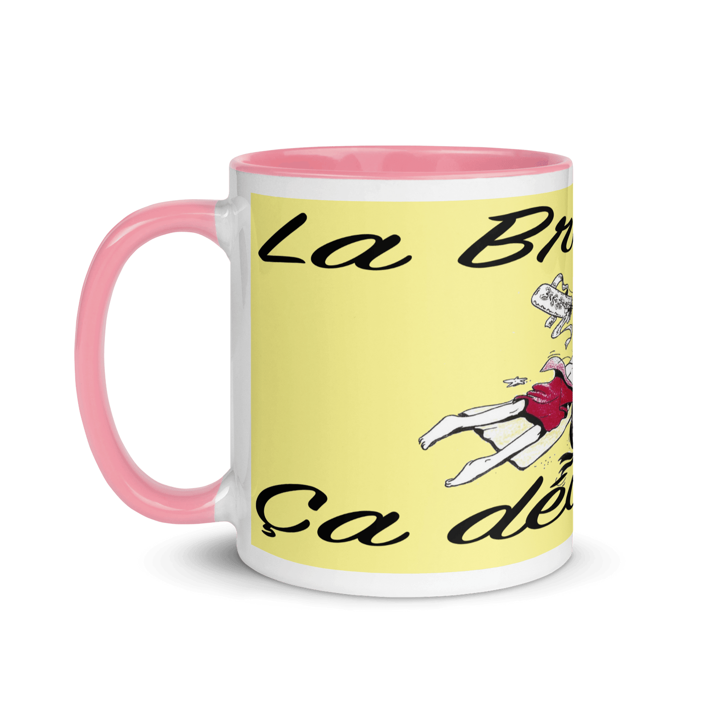 Mug with Colorful Interior Brittany is amazing