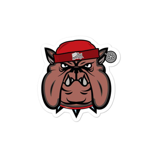 Autocollant Breton Bulldog Bad Boy - Autocollant BZH