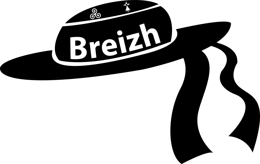 Autocollant Breton Chapeau Breton Breizh