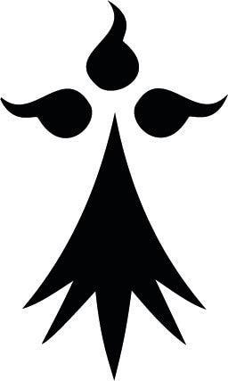 Autocollant Breton Hermine Noire - Autocollant BZH