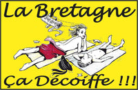 Autocollant Breton La Bretagne ça Décoiffe