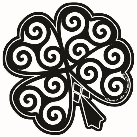 Autocollant Porte Bonheur Breton Création Gwenn de Bretagne - Autocollant BZH