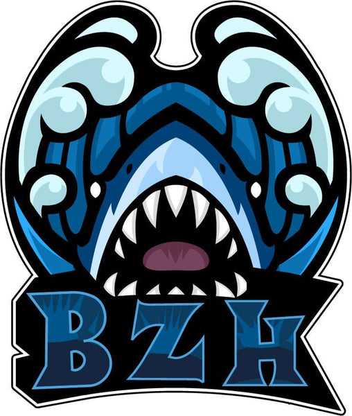 Autocollant Requin Vague BZH - Autocollant BZH