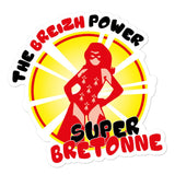 Autocollant The Breizh Power Super Bretonne