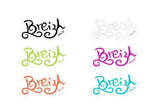 Lot de 6 Autocollants Breizh - Autocollant BZH