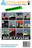 Magnet Souple Affiche Bretagne Vintage