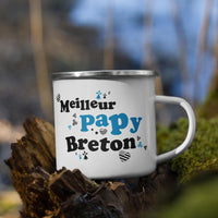 mug breton émaillé Meilleur Papy Breton
