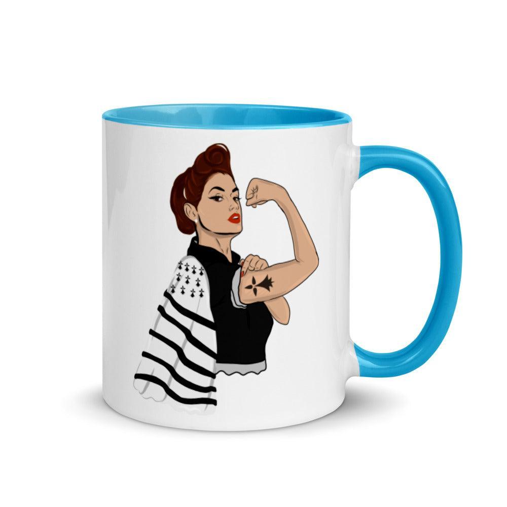 Mug Bretonne Powerful - Autocollant BZH