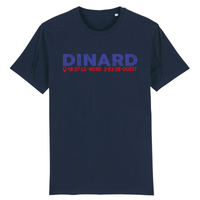Tee-shirt Bio Dinard Latitude et Longitude Marine