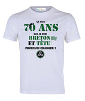 Tee-shirt Breton Anniversaire Breton et Têtu (50, 60, 70 ans)