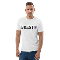 Tee-shirt Breton Bio BREST - Autocollant BZH