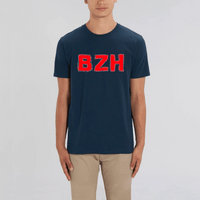 Autocollant BZH Tee-shirt Breton Bio BZH en Rouge