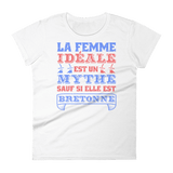 Tee-shirt la femme idéale est bretonne