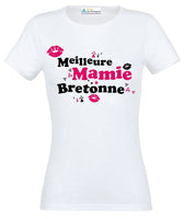 Tee-shirt Breton Meilleure Mamie Bretonne