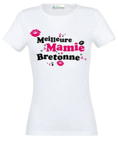 Tee-shirt Breton Meilleure Mamie Bretonne