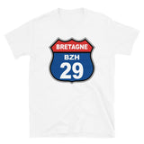 Tee-shirt Breton Route 66 BRETAGNE BZH 29 Finistère