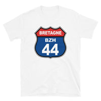 Tee-shirt Breton Route 66 BRETAGNE BZH 44 Loire Atlantique