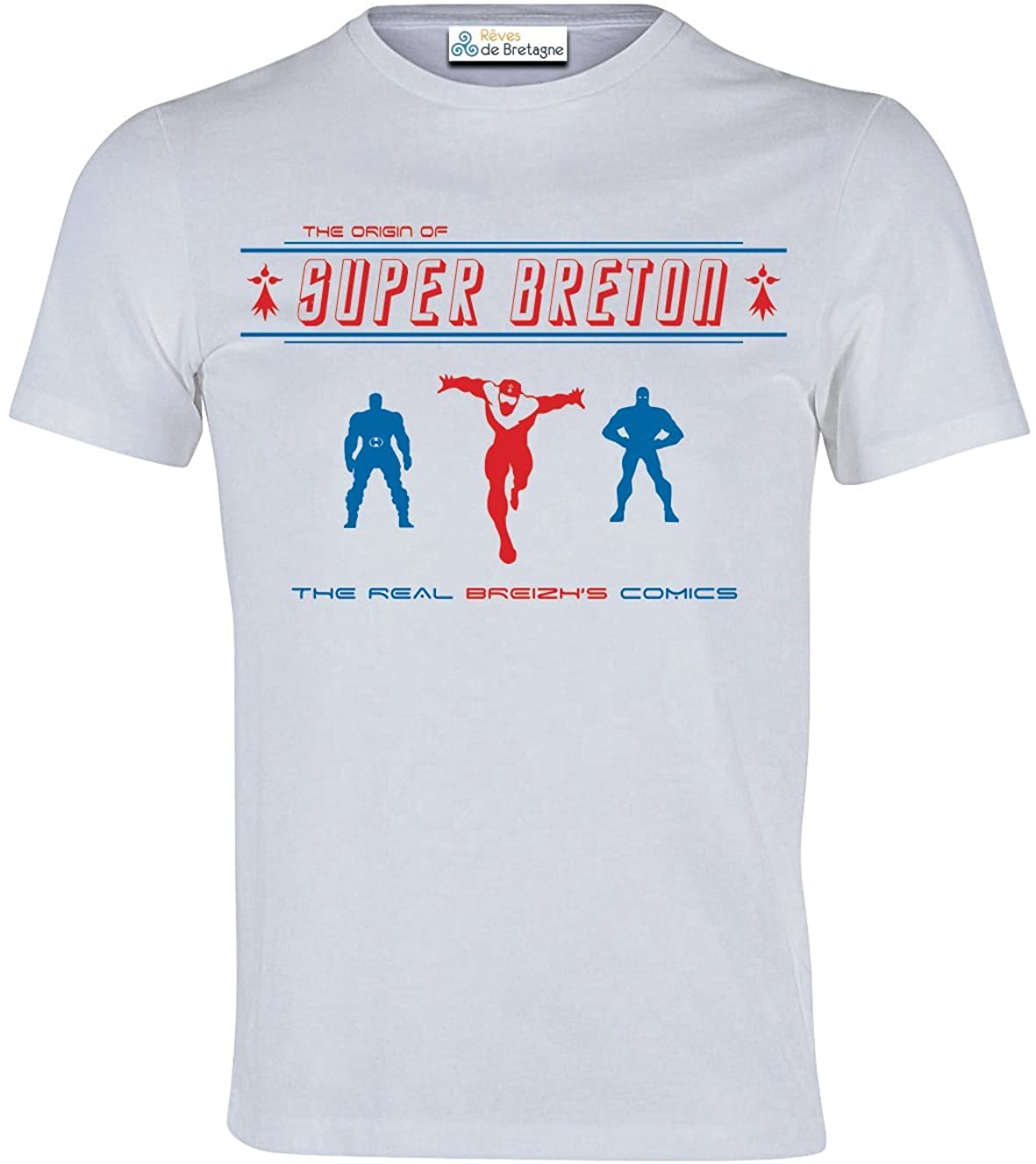 Tee-shirt Breton Super Breton The Real Breizh's Comics