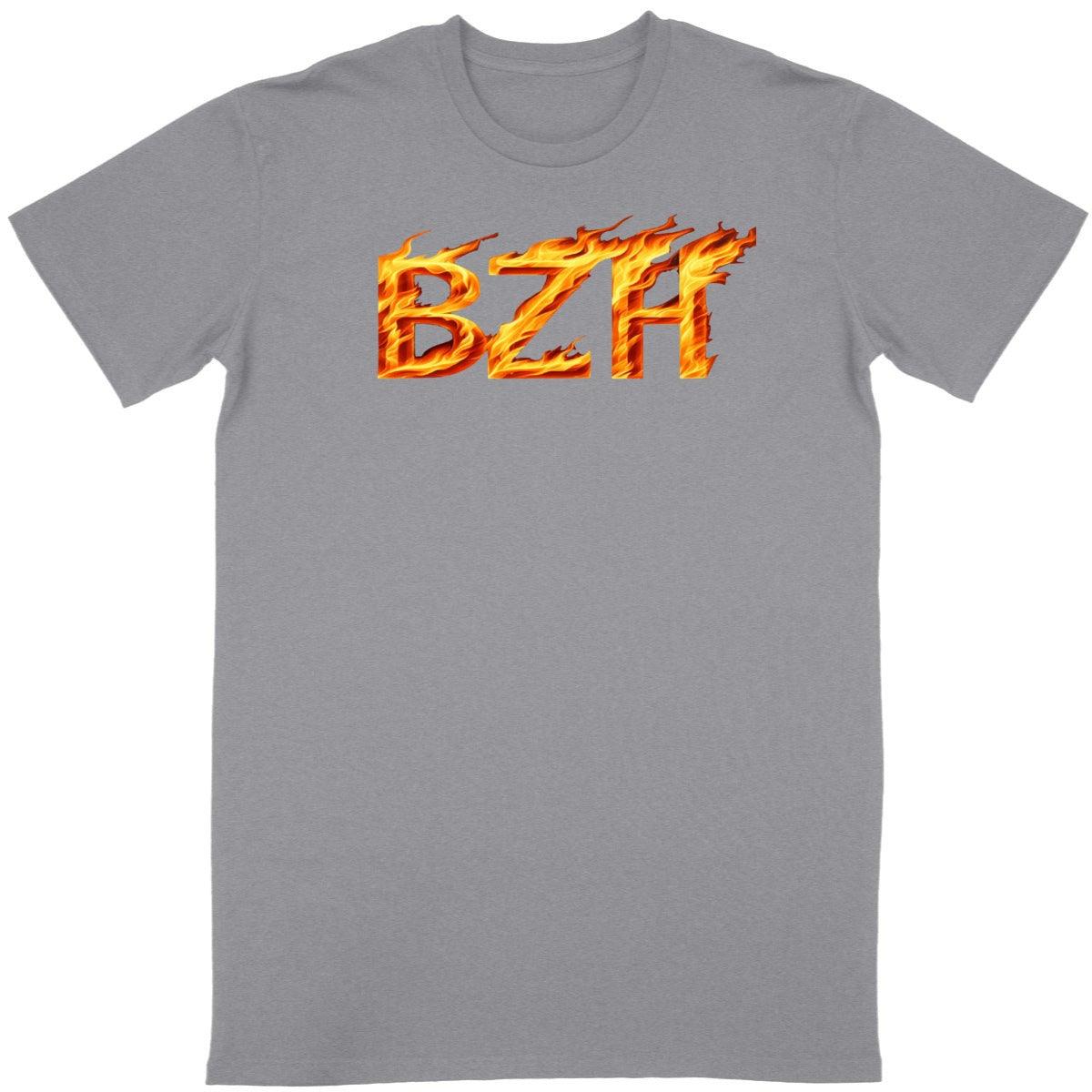Tee-shirt BZH en lettres de Feu