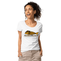 Tee-shirt éco-responsable Sardine Bretonne - Autocollant BZH