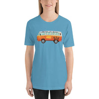 Tee-shirt en coton bio unisexe Hippie Bus Breizh For Ever