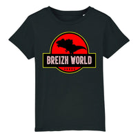 Tee-shirt Enfant Breizh World - Autocollant BZH