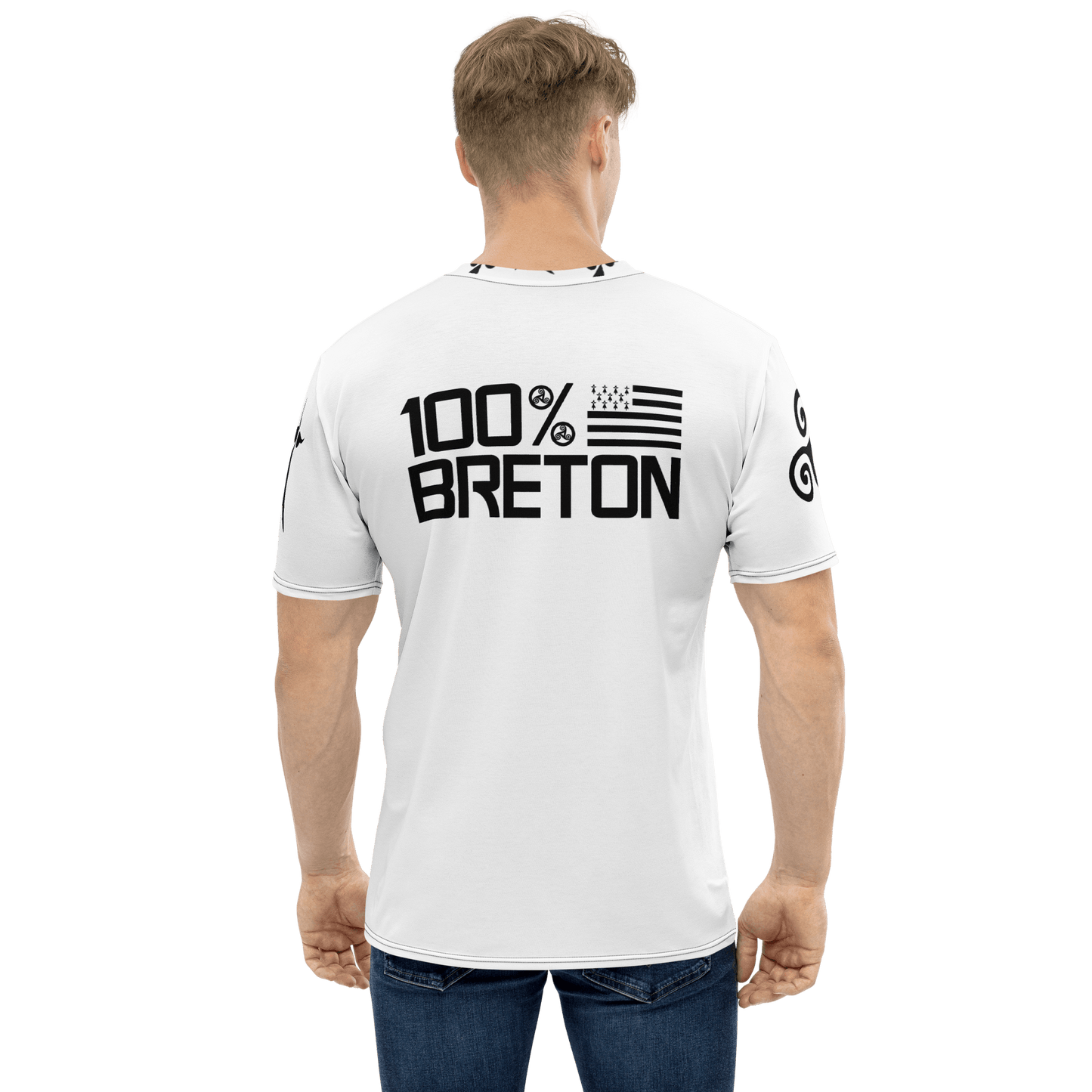Tee-Shirt Hermines Triskell 100% Bretagne - Autocollant BZH
