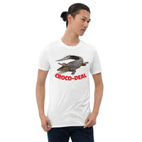Tee-shirt Homme Croco-Deal - Autocollant BZH