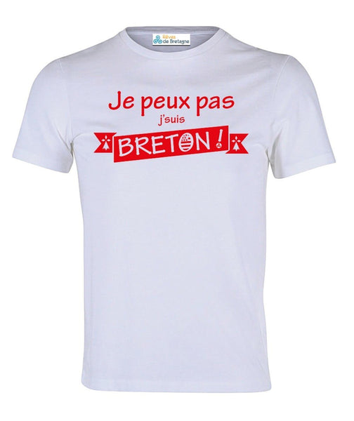 Tee-shirt Je peux pas J'suis Breton !