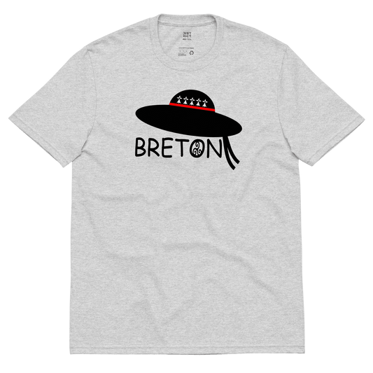 Tee-shirt recyclé Chapeau Breton - Autocollant BZH